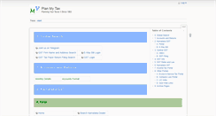 Desktop Screenshot of planmytax.com